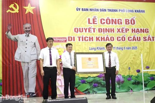 Công nhận di tích khảo cổ Cầu Sắt, Long Khánh là di tích cấp tỉnh