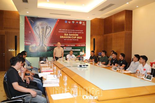 6 đội bóng tham gia Giải bóng đá 7 người vô địch quốc gia khu vực Nam Trung Bộ