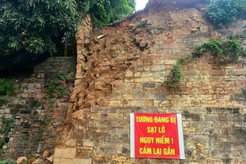 Cần sớm khắc phục điểm sạt lở tại Di tích lịch sử Thành cổ Lạng Sơn