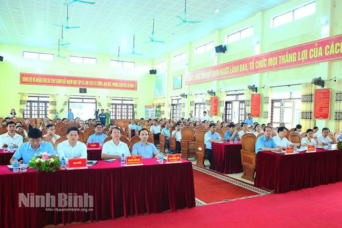 Đại biểu HĐND tỉnh tiếp xúc cử tri huyện Yên Mô, Nho Quan
