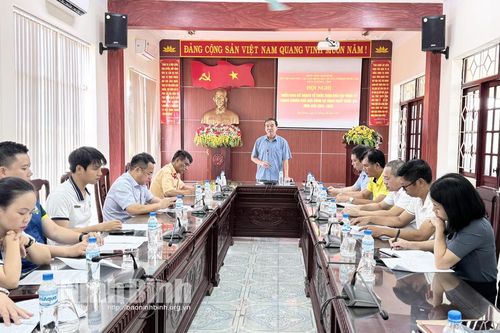 Triển khai kế hoạch tổ chức trận đấu tại vòng 21 Giải bóng đá hạng Nhất quốc gia mùa bóng 2024-2025