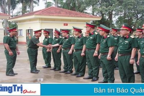 Bộ Quốc phòng kiểm tra sắp xếp lại cơ quan, quân sự khi thực hiện chính quyền địa phương 2 cấp tại Quảng Bình, Quảng Trị