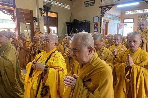 Bạc Liêu: Lễ tác pháp thọ an cư của chư Tăng tại chùa Long Phước