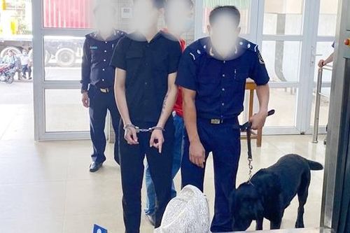 Nhập cảnh cửa khẩu Mộc Bài cùng 2kg ma túy giấu trong balo