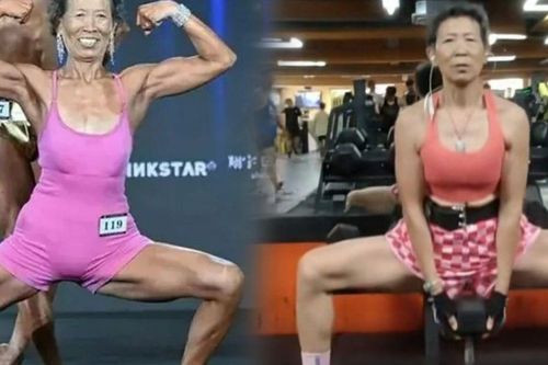Bà cụ 71 tuổi khiến dân mạng trầm trồ với body 6 múi, giành huy chương thể hình sau 4 năm tập luyện