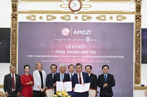 TP Hồ Chí Minh ký biên bản ghi nhớ với Tập đoàn Advanced Micro Devices, Inc về phát triển AI