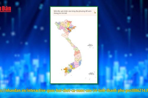 Quốc hội thông qua Nghị quyết về việc sắp xếp đơn vị hành chính cấp tỉnh năm 2025, cả nước còn 34 tỉnh, thành phố