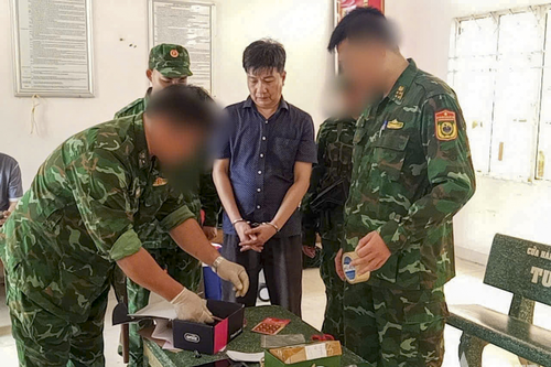 Đồn Biên phòng cửa khẩu Mỹ Quý Tây bắt đối tượng tàng trữ trái phép ma túy