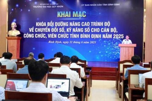Bình Định bồi dưỡng kỹ năng số cho cán bộ, công chức, viên chức