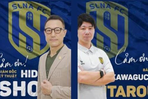 CLB SLNA chia tay 2 chuyên gia Nhật Bản