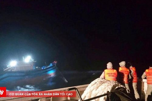 Tàu cá tỉnh Nghệ An gặp nạn, 3 ngư dân được đưa vào đảo Lý Sơn an toàn
