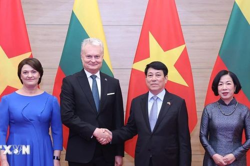 Chủ tịch nước chủ trì tiệc chào mừng Tổng thống Litva thăm chính thức Việt Nam