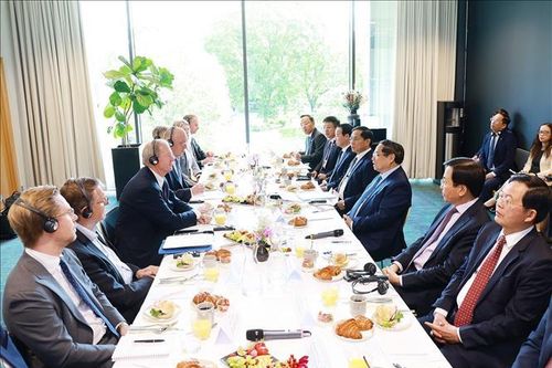 Thủ tướng làm việc với một số tập đoàn hàng đầu của Thụy Điển