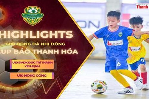 Bán kết U10 BVĐK Đức Trí Thành Yên Định - U10 Nông Cống|Giải bóng đá nhi đồng Báo Thanh Hóa - Cúp Xi măng Long Sơn năm 2025