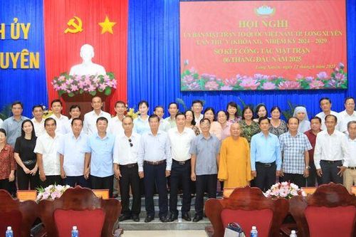 UBMTTQVN TP. Long Xuyên sơ kết công tác mặt trận 6 tháng đầu năm 2025