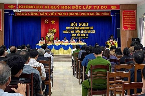 Pleiku: Đại biểu HĐND 3 cấp tiếp xúc cử tri phường Thắng Lợi, xã Chư Á và xã An Phú