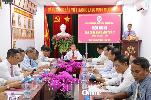 Hội Cựu chiến binh tỉnh Khánh Hòa sơ kết công tác hội và phong trào thi đua 6 tháng đầu năm