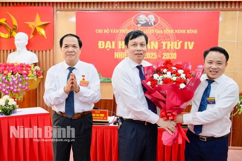 Đại hội Chi bộ Văn phòng Hội Luật gia tỉnh lần thứ IV