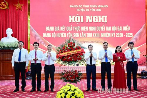 Huyện Yên Sơn tiếp tục phát huy kết quả đạt được, tập trung cao độ thực hiện tốt nhiệm vụ đến khi kết thúc hoạt động cấp huyện