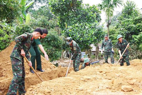 Bộ CHQS tỉnh khởi công xây dựng Nhà tình nghĩa cho chiến sỹ có hoàn cảnh khó khăn