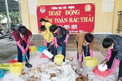 'Giải mã' rác thải trong trường học