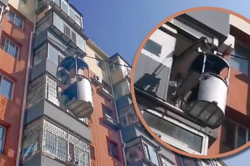 Mệt mỏi với cảnh phải leo cầu thang mỗi ngày, cụ ông quyết tâm chế tạo chiếc thang máy 'độc nhất vô nhị'