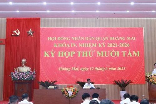 Quận Hoàng Mai thu ngân sách 6 tháng ước đạt 5.113 tỷ đồng