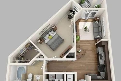 Cách hóa giải phong thủy khi xây nhà trên đất hình tam giác, tránh điều xấu
