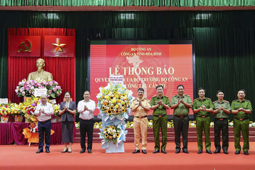Giám đốc Công an tỉnh Hòa Bình được điều động làm Cục trưởng Cục Cảnh sát giao thông