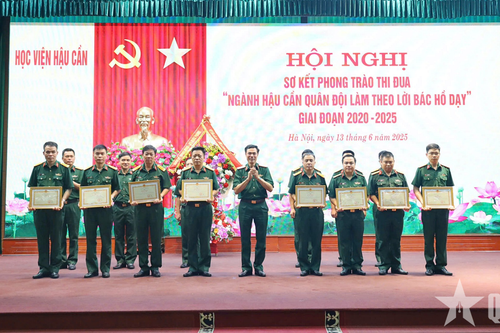 Học viện Hậu cần sơ kết Phong trào Thi đua 'Ngành Hậu cần Quân đội làm theo lời Bác Hồ dạy'