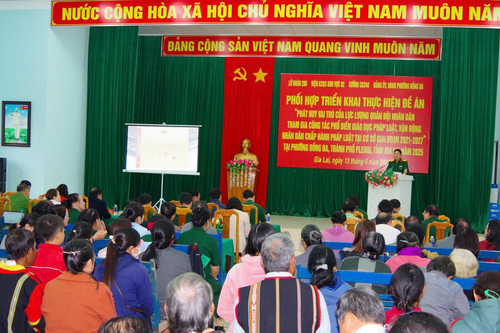 Viện Kiểm sát quân sự khu vực 52 tích cực triển khai thực hiện Đề án 1371 tại địa bàn tỉnh Gia Lai