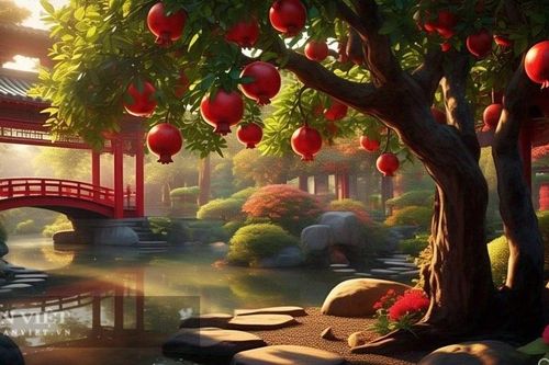 Muốn giàu sang, nhớ trồng lựu phía đông, trồng hồng phía tây