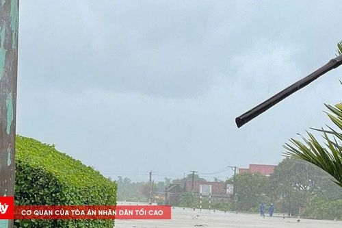 Mực nước sông lên nhanh trong đêm, điều tiết hồ Tả Trạch, cảnh báo lũ