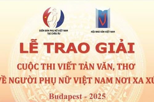Cuộc thi viết văn, thơ về đề tài phụ nữ Việt Nam nơi xa xứ