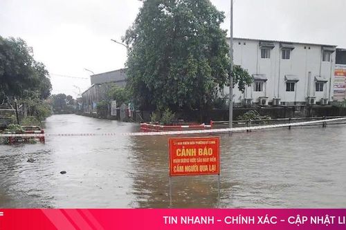 Bão số 1 giật cấp 13, Hà Tĩnh mưa to, ngập lụt cục bộ