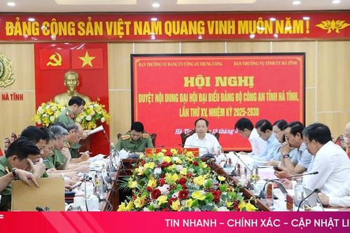 Đại hội Đảng bộ Công an Hà Tĩnh dự kiến tổ chức ngày 14 - 15/7