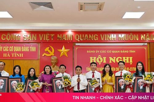 Đảng ủy Các cơ quan Đảng tỉnh vinh danh 9 điển hình học và làm theo Bác