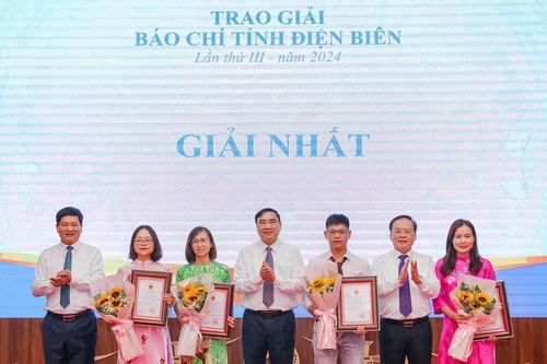 Báo Điện tử VietnamPlus đoạt giải Nhất Giải Báo chí tỉnh Điện Biên
