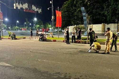 Đại úy công an bị người đi xe máy tông trọng thương