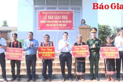 Yên vui trong những ngôi nhà mới khang trang