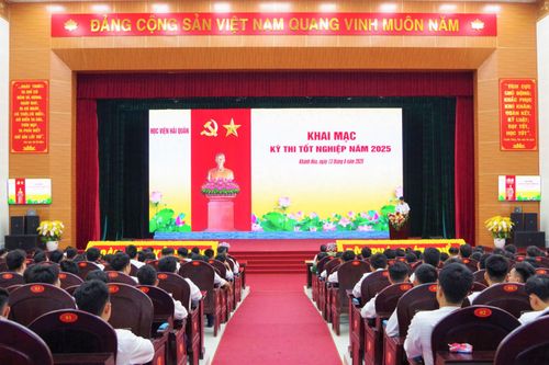 Học viện Hải quân khai mạc kỳ thi tốt nghiệp năm 2025