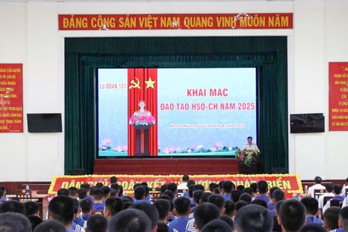 Lữ đoàn 101, Vùng 4 Hải quân khai mạc đào tạo hạ sĩ quan, chỉ huy khóa 48