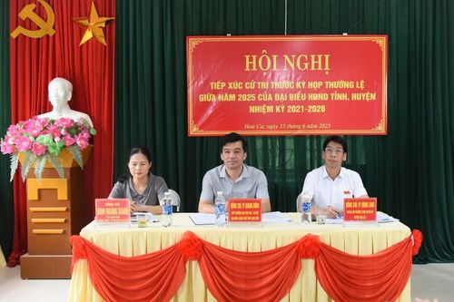 Đại biểu HĐND tỉnh, huyện tiếp xúc cử tri tại huyện Cao Lộc