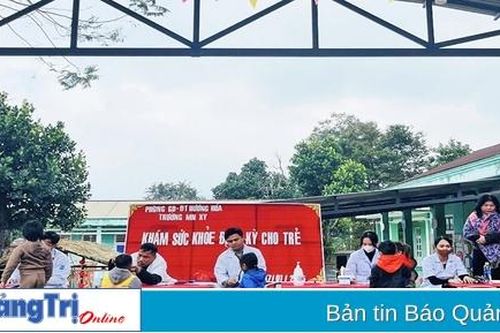 Chú trọng chăm sóc sức khỏe học sinh