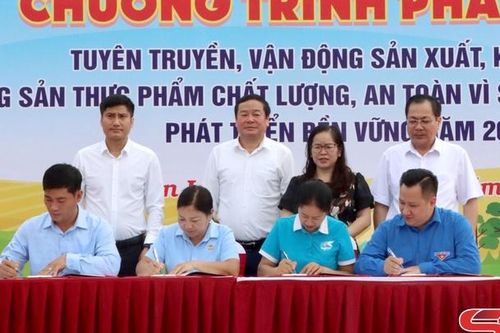 Phát động sản xuất, kinh doanh nông sản thực phẩm chất lượng, an toàn