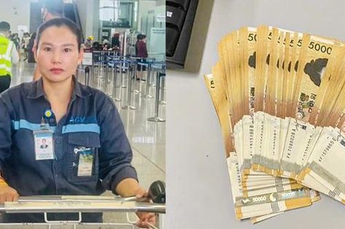 Khách Hàn Quốc bỏ quên bọc tiền ở sân bay Nội Bài