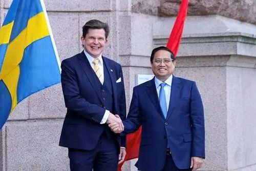 Thủ tướng hội kiến Chủ tịch Quốc hội Thụy Điển