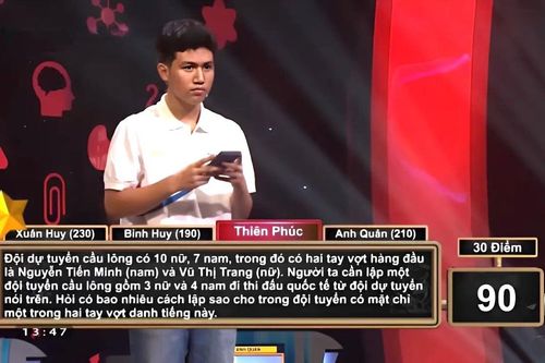 Câu hỏi Toán khiến cả 4 thí sinh Đường lên đỉnh Olympia chào thua