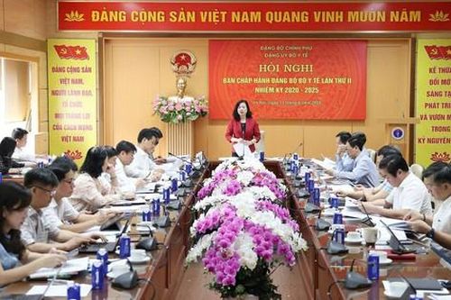 Bộ trưởng Đào Hồng Lan chủ trì hội nghị Ban Chấp hành Đảng bộ Bộ Y tế lần thứ II, nhiệm kỳ 2020 - 2025