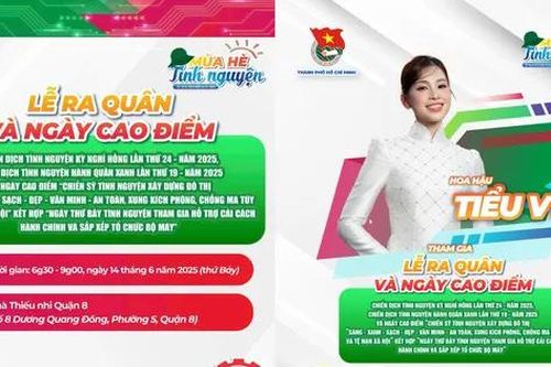 Hơn 50.000 chiến sĩ tình nguyện tham gia Kỳ nghỉ Hồng và Hành quân Xanh 2025
